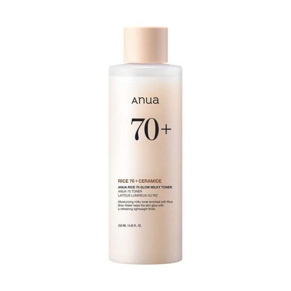 Anua – Rice 70 Glow Milky Toner – Tonique éclaircissant laiteux au riz 200ML